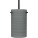 Tamburo 5 LED Black Stem Pendant Ceiling Light