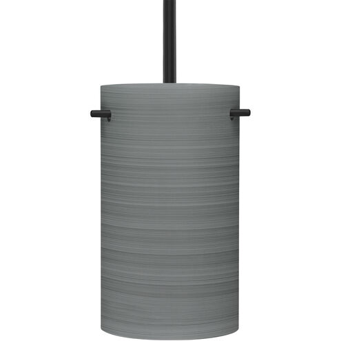 Tamburo 5 LED Black Stem Pendant Ceiling Light
