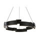 Keefe LED 31.5 inch Black Pendant Ceiling Light