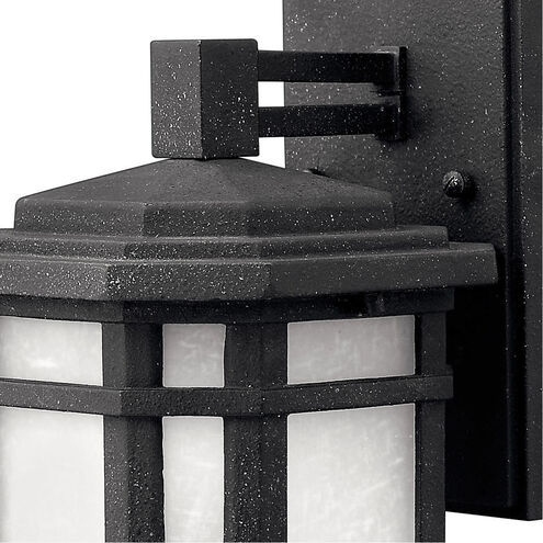 Cherry Creek LED 11 inch Vintage Black Outdoor Wall Lantern, Small