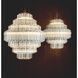Vittoria 9 Light 25.98 inch Nickel Chandelier Ceiling Light, Small