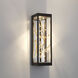 Aerie LED 20 inch Gold and Black Outdoor Wall Sconce