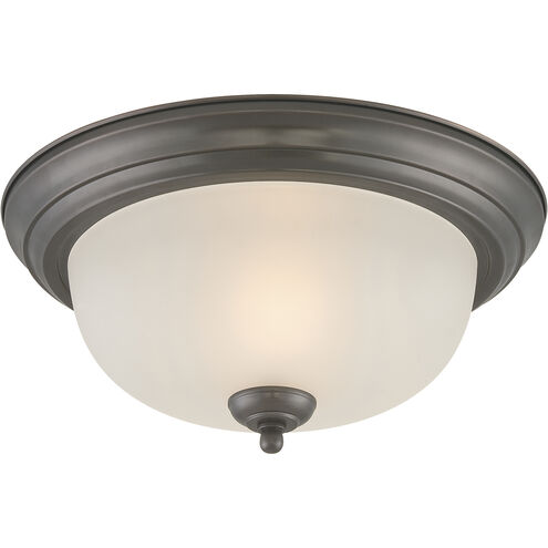 Pendenza 2 Light 13.25 inch Oil Rubbed Bronze Flush Mount Ceiling Light