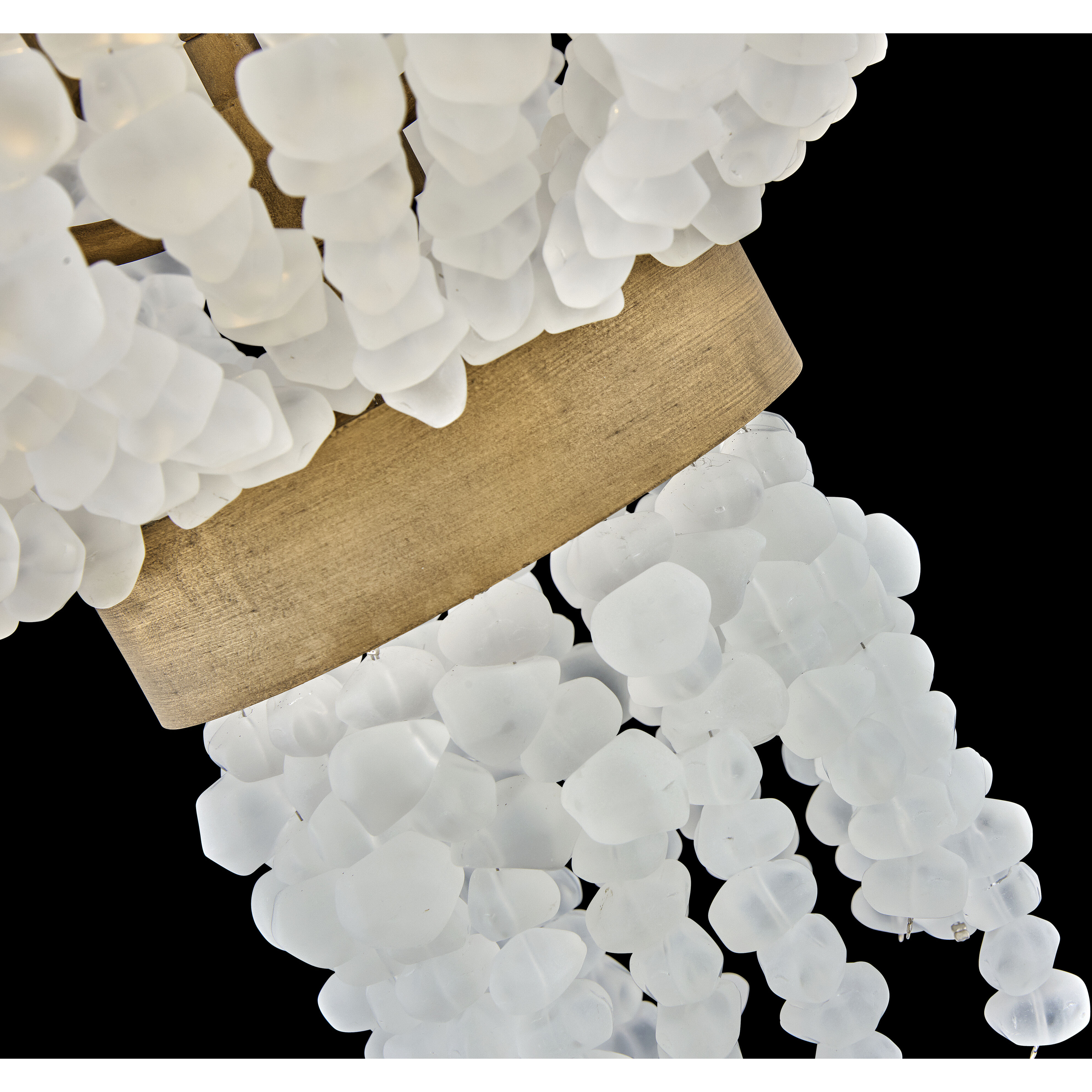 Dune LED 18 inch Burnished Gold Pendant Ceiling Light