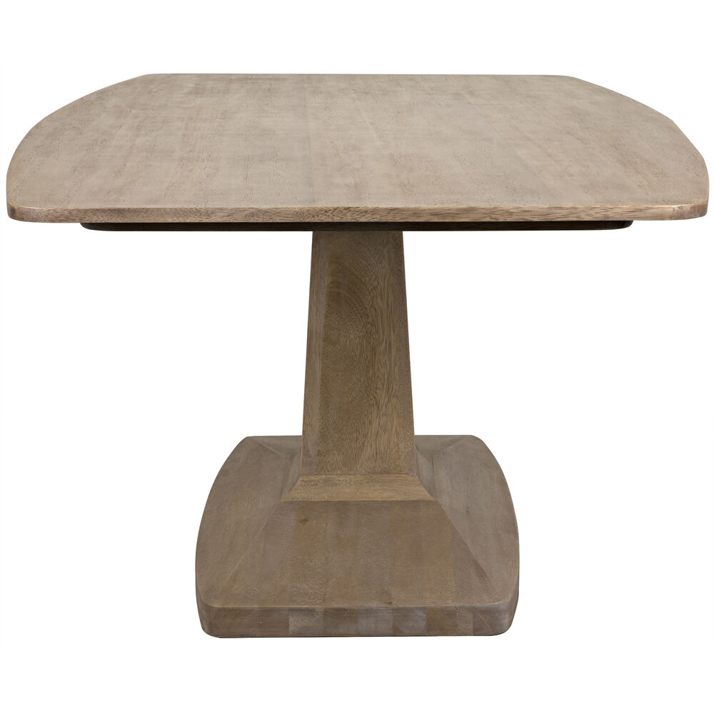 Travis 84 X 44 inch Washed Walnut Dining Table