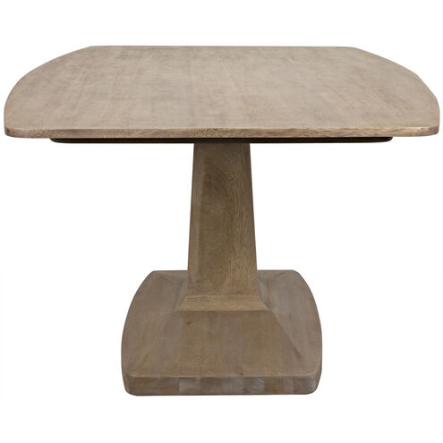 Travis 84 X 44 inch Washed Walnut Dining Table