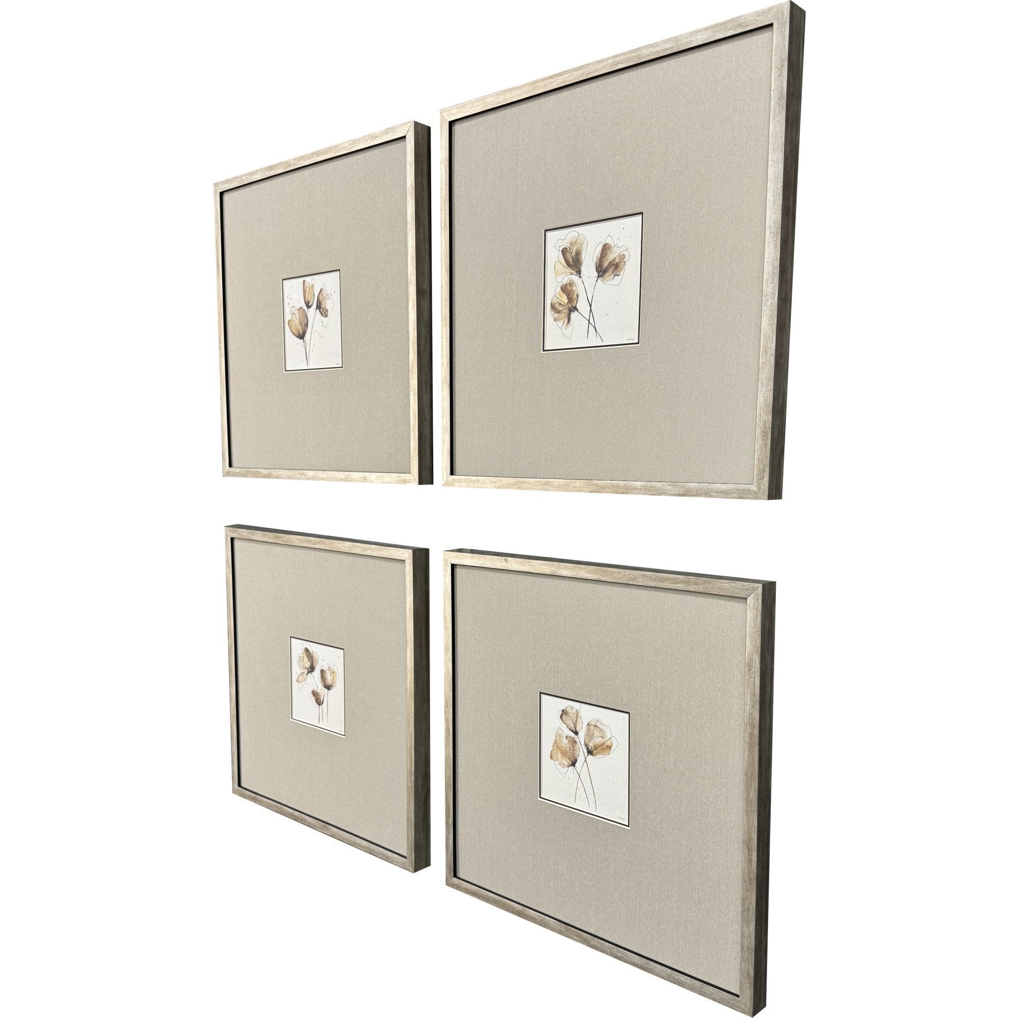 Small Grandeur Brown and Beige and Black and Neutral Framed Art