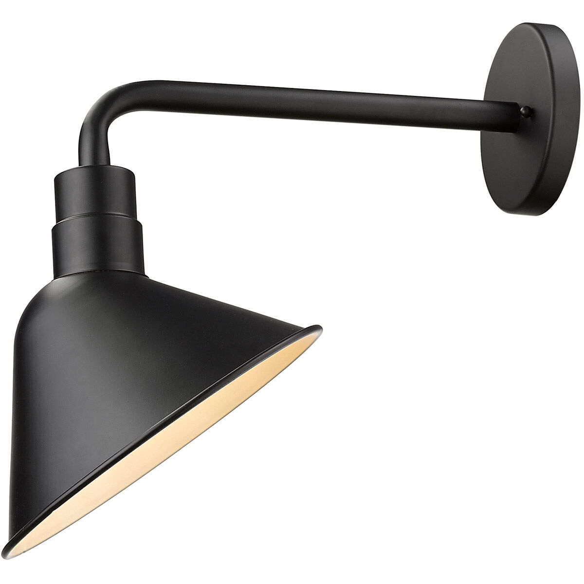 Fuller 1 Light 17 inch Matte Black Exterior Wall Mount