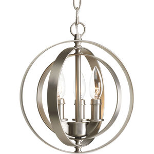 Buster 3 Light 10 inch Burnished Silver Pendant Ceiling Light