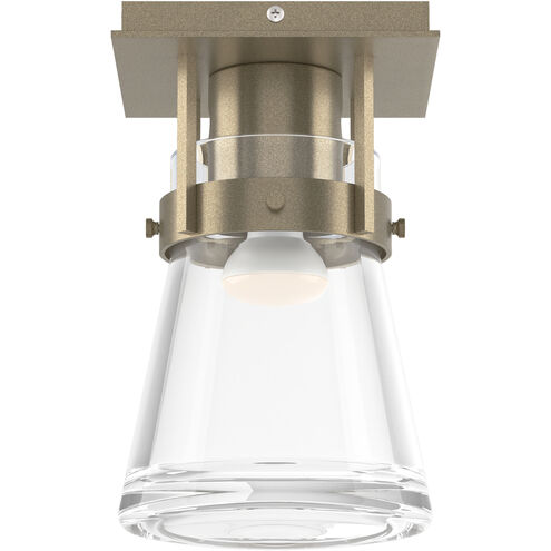 Erlenmeyer 1 Light 6.1 inch Soft Gold Semi-Flush Ceiling Light