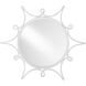 Sabina 23 inch Gesso White/Mirror Mirror, Small