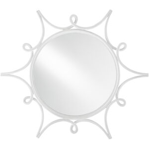 Sabina 23 inch Gesso White/Mirror Mirror, Small
