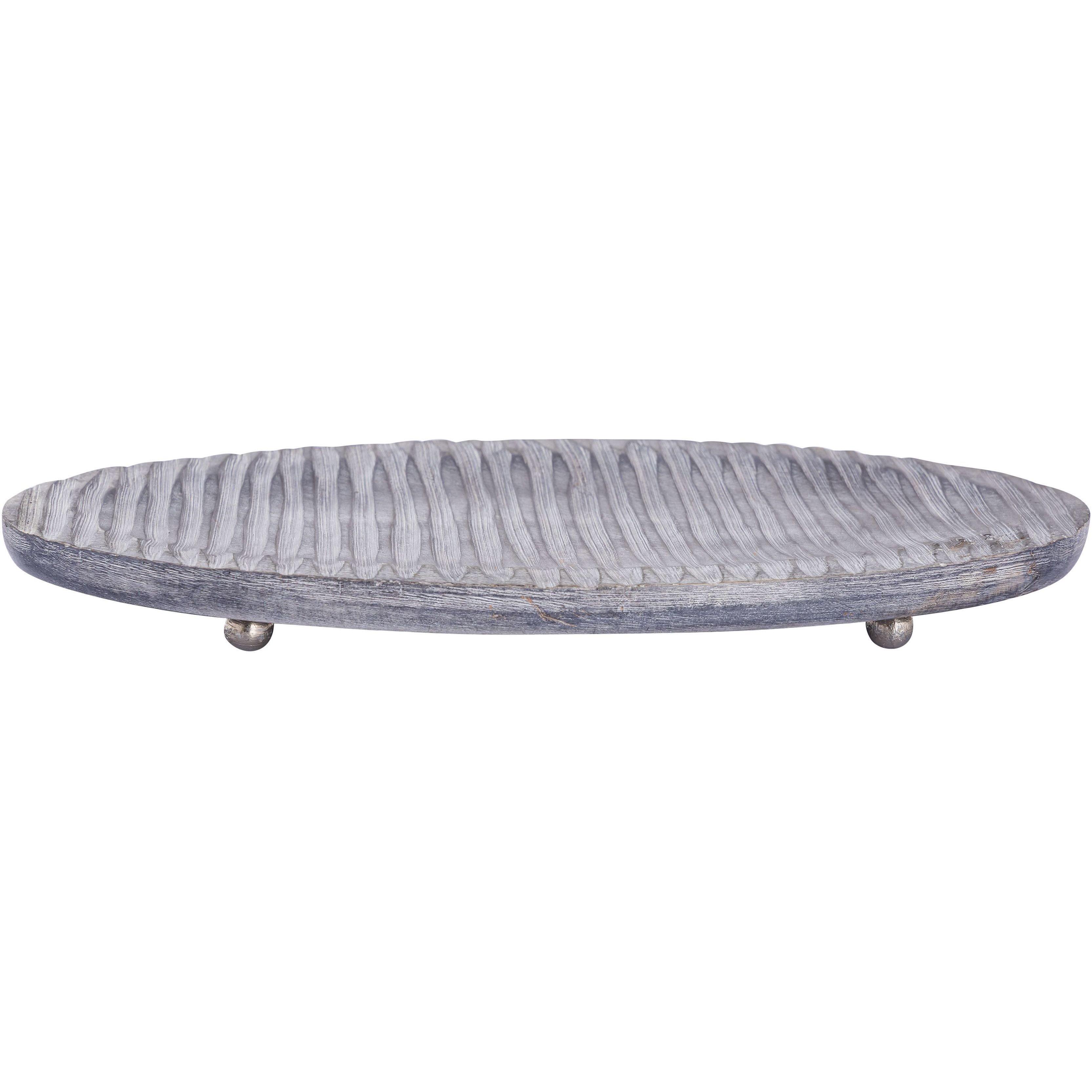 Bennett Graywash with Nickel Tray