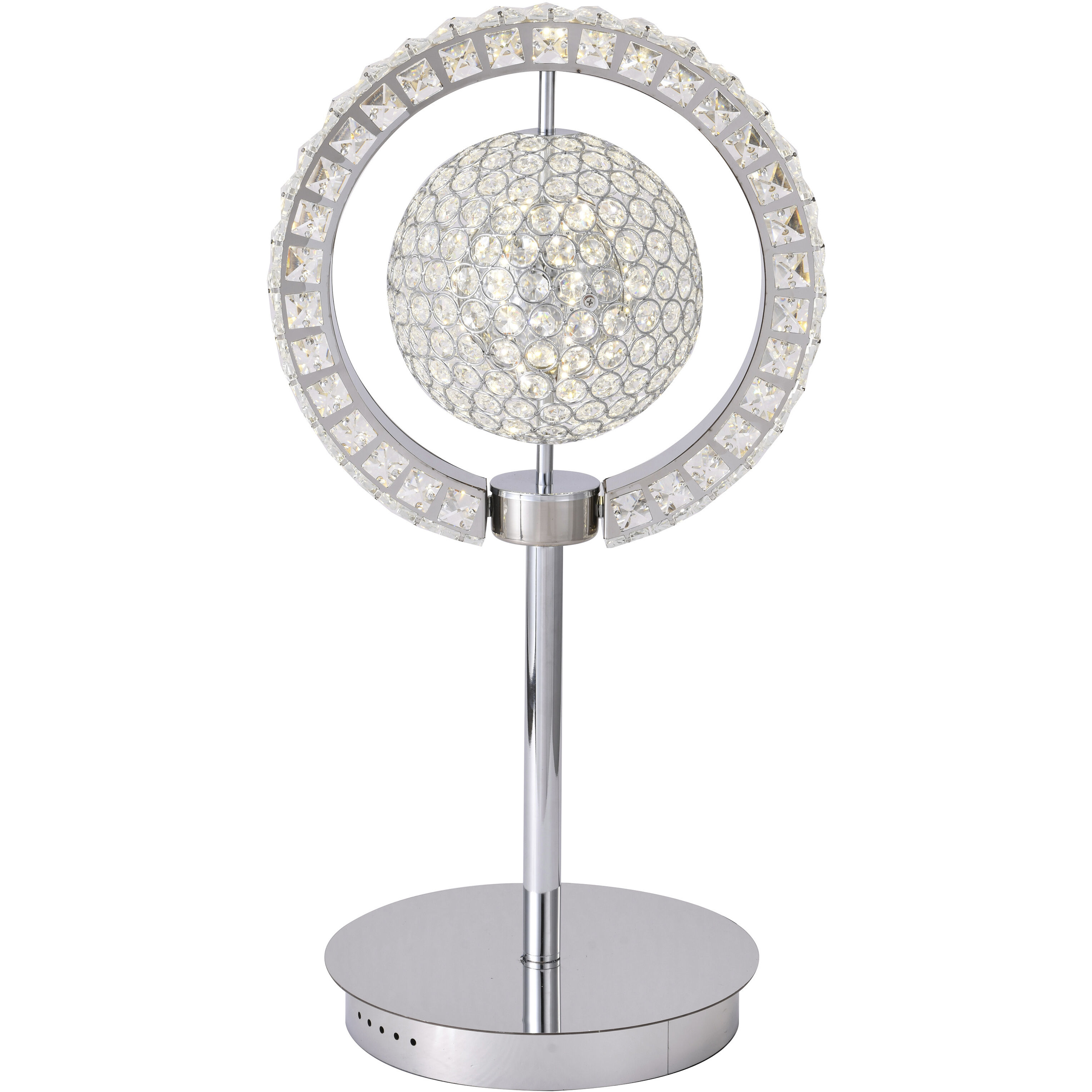 Canada 26.7 inch 25.00 watt Chrome Table Lamp Portable Light