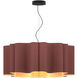 Paulina 31.5 inch Violet Pendant Ceiling Light in Violet/Ash, 32 in, WEP Collection