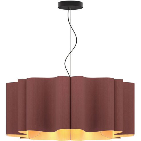 Paulina 31.5 inch Violet Pendant Ceiling Light in Violet/Ash, 32 in, WEP Collection