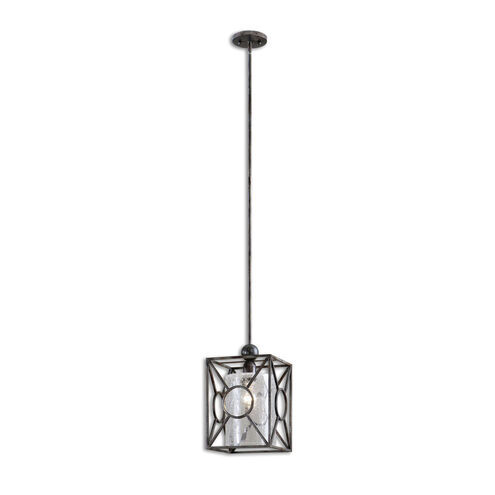 Arbela 1 Light 9 inch Rust Black Mini Pendant Ceiling Light