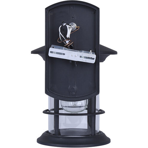 Dakota 1 Light 12.5 inch Black Outdoor Wall Lantern