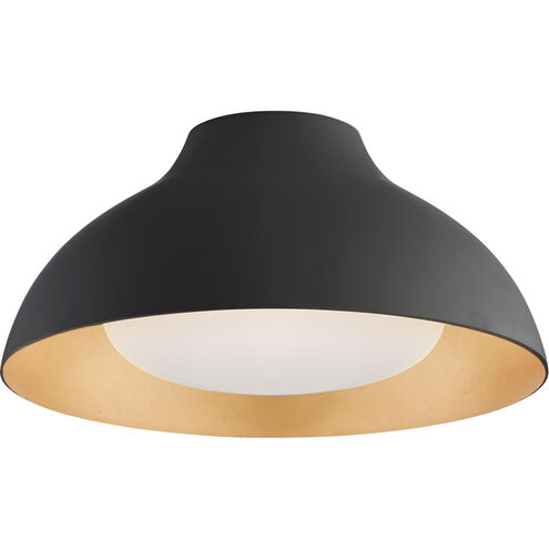 AERIN Agnes LED 15 inch Matte Black Flush Mount Ceiling Light in Matte Bronze