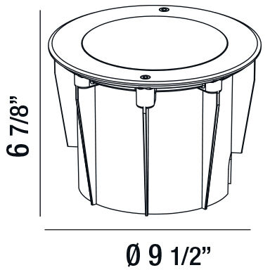 Satora 120V 1.00 watt Stainless Steel Outdoor In Ground