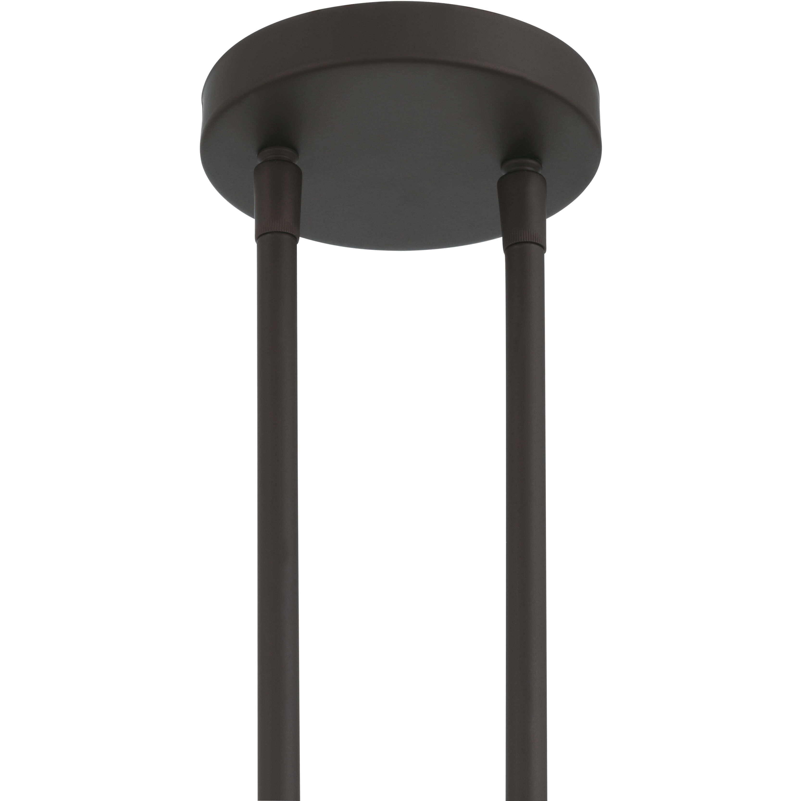 Bellforge 5 Light 51 inch Legacy Brass and Dark Bronze Linear Chandelier Ceiling Light