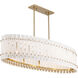 Bardon 12 Light 48 inch Celeste Brass Island Chandelier Ceiling Light