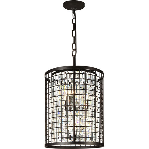 Meghna 6 Light 17 inch Brown Up Chandelier Ceiling Light