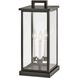 Estate Series Weymouth LED 20 inch Oil Rubbed Bronze Outdoor Pier Mount Lantern, Large