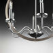 Fontayne 6 Light 22 inch Brushed Nickel Chandelier Ceiling Light, Design Series