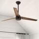 Cassius 60 inch Premier Bronze with Fire Polished Wood and Premier Bronze Blades Outdoor Ceiling Fan