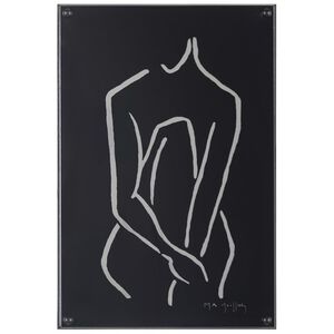 Melissa Abide Griffith's Ebony Contour II Wall Decor, Figurative