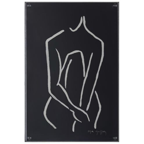 Melissa Abide Griffith's Ebony Contour II Wall Decor, Figurative