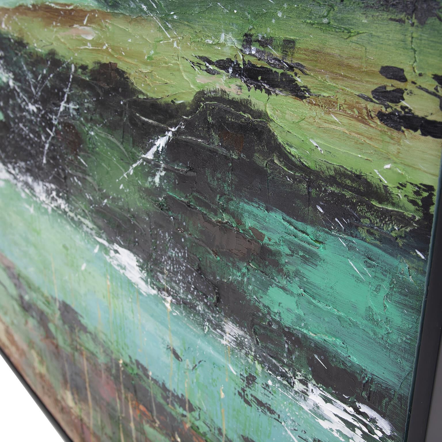 The Irish Shore 51.75 X 51.75 inch Hand Painted Original Art