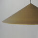 Pitch LED 29.5 inch Antique Brass Single Pendant Ceiling Light