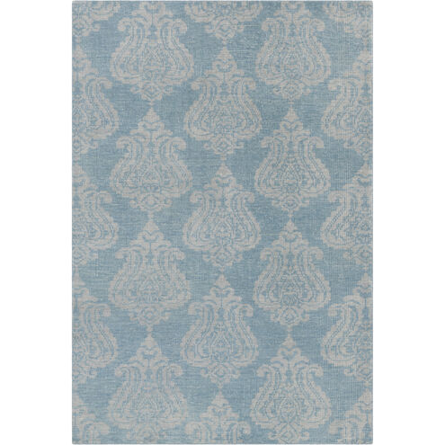 Marta 108 X 72 inch Blue and Green Area Rug, Wool