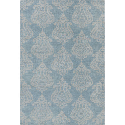 Marta 36 X 24 inch Blue and Green Area Rug, Wool