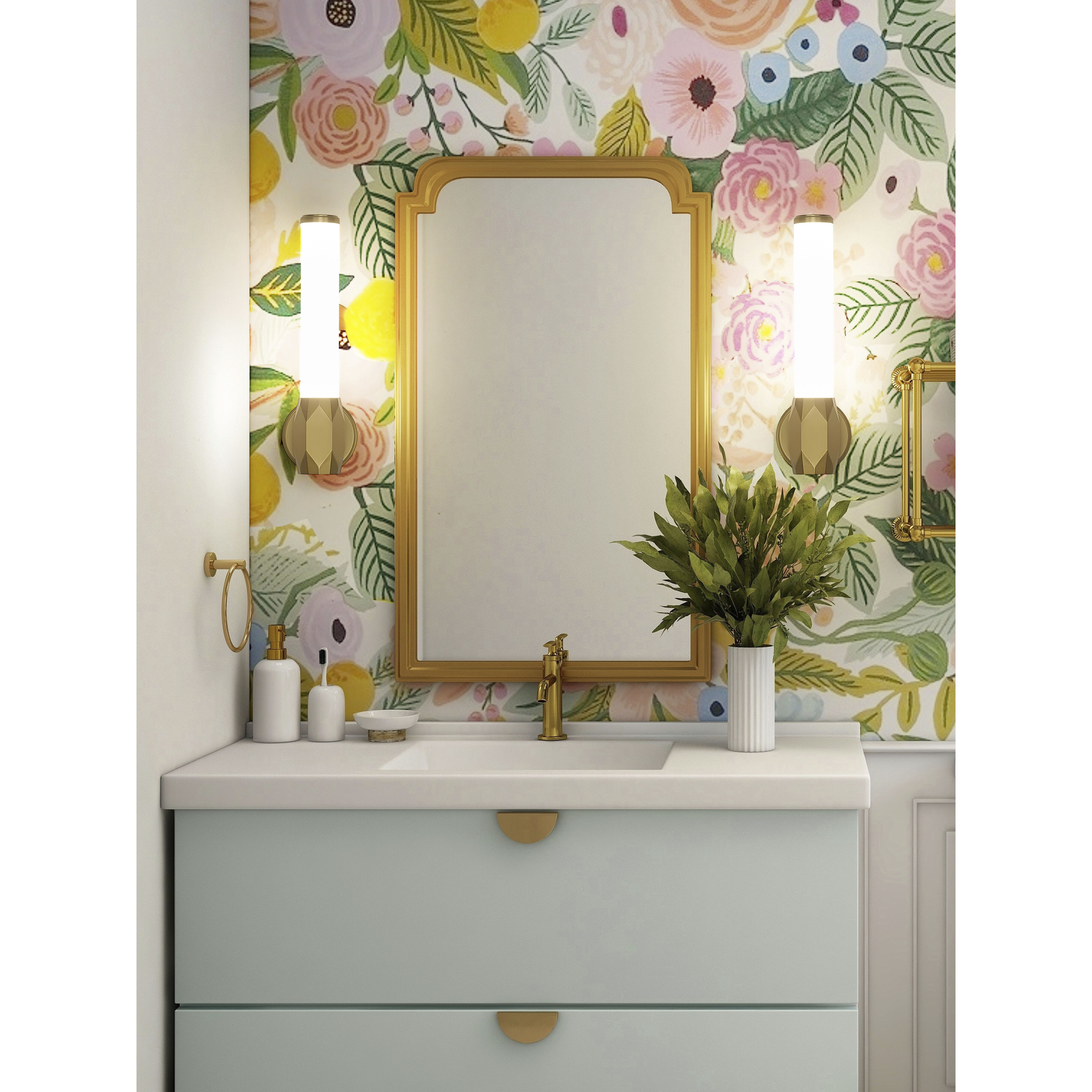 Cooper LED 4.75 inch Modern Gold Wall Sconce Wall Light