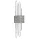 Aspen Wall Sconce Wall Light in Hammered Polished Nickel