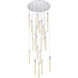 Weston 25 Light 42 inch Chrome Pendant Ceiling Light