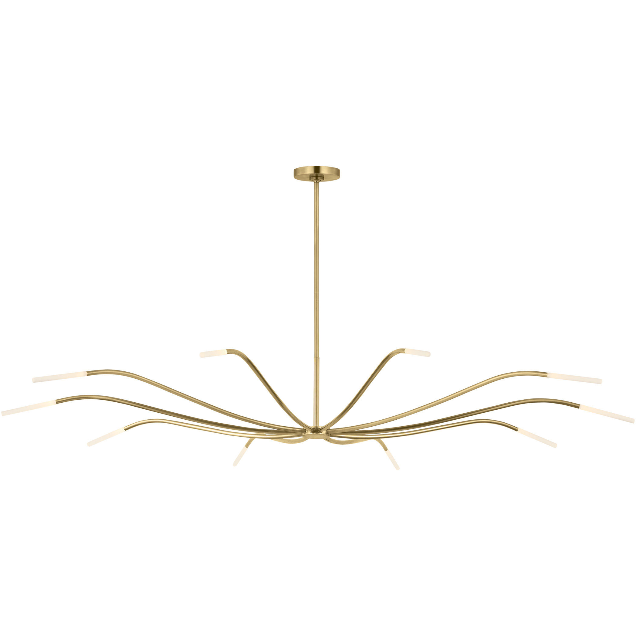 Sean Lavin Lajos LED 67.3 inch Hand-Rubbed Antique Brass Chandelier Ceiling Light