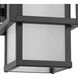 Unison 2 Light 24 inch Matte Black Outdoor Wall Lantern