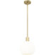 Margo 1 Light 9.75 inch Olde Brass Pendant Ceiling Light in Oil Rubbed Bronze