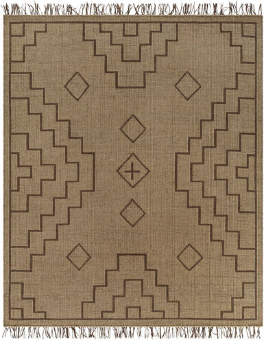 Touareg 120 X 96 inch Tan Rug, Rectangle