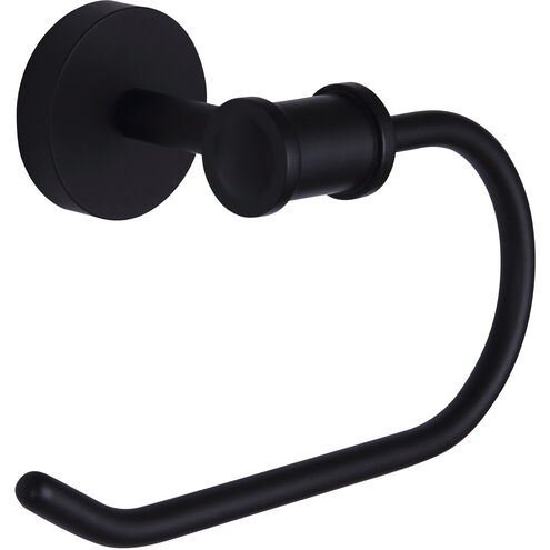 Carson 7 inch Black Towel Ring