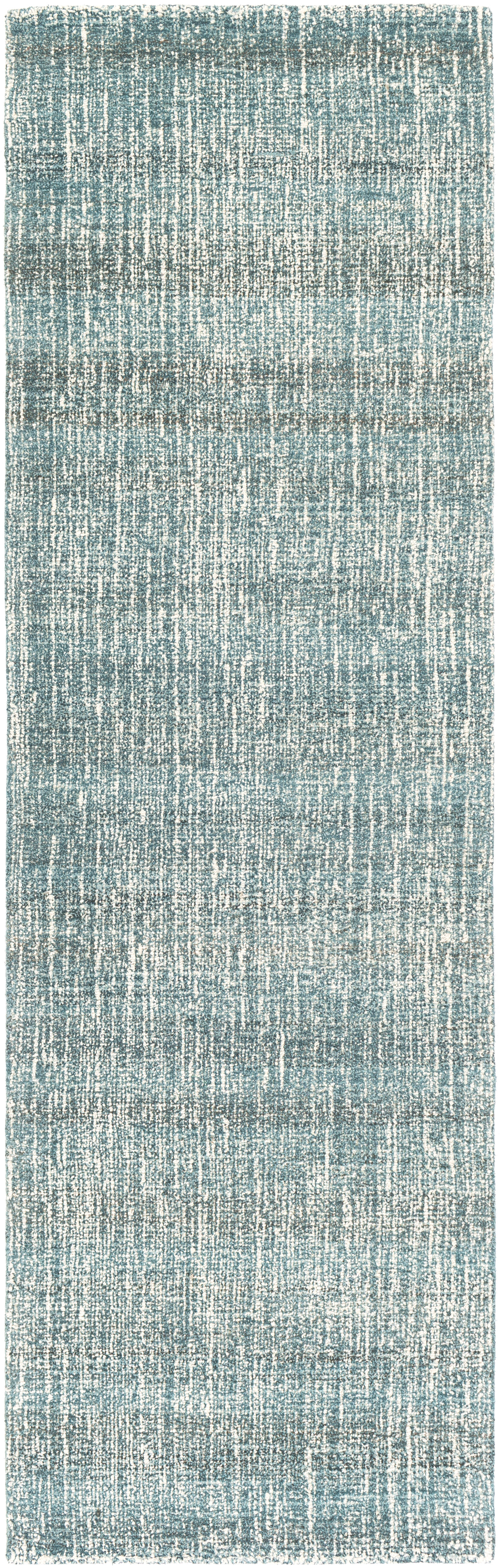 Messina 96 X 30 inch Aqua Rug in 2.5 x 8, Runner