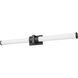 Idris LED 40.5 inch Matte Black Bathroom Vanity Wall Light