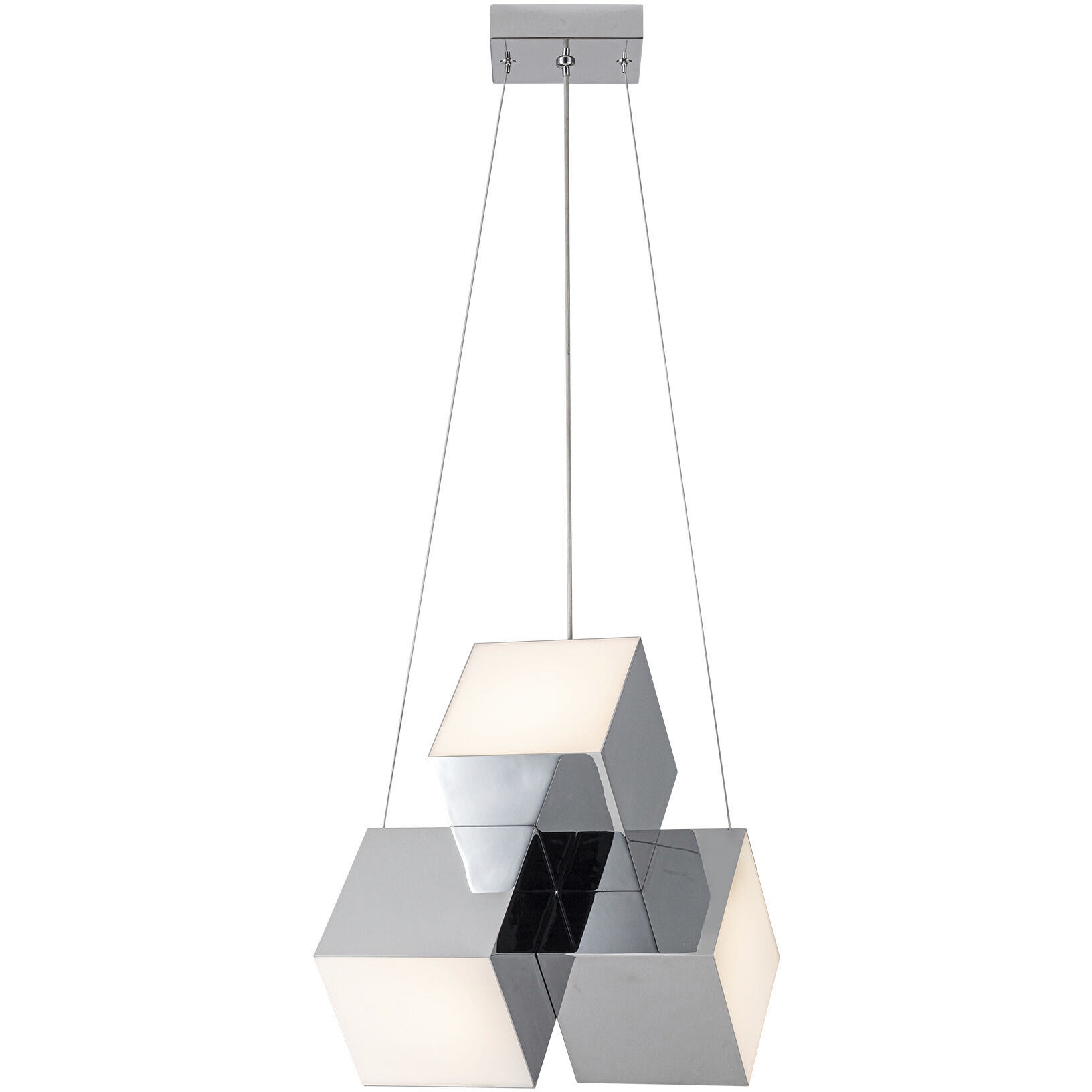 Tetra Pendant Ceiling Light in Chrome
