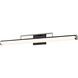 Solano LED 36 inch Black and Brushed Nickel Bath Vanity Light Wall Light