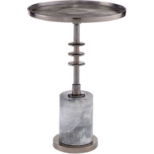 Jetson 23.75 X 13 inch Blackened Nickel Accent Table