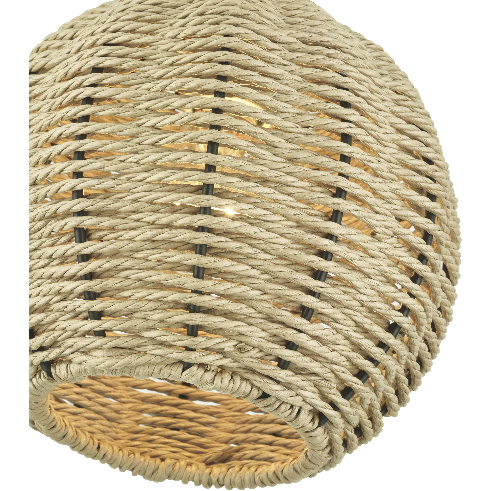 Summervine 1 Light 8 inch Bronze Semi Flush Mount Ceiling Light, Small